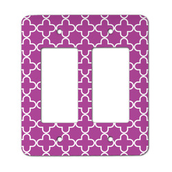 Clover Rocker Style Light Switch Cover - Two Switch