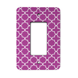 Clover Rocker Style Light Switch Cover - Single Switch