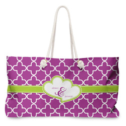 Clover Large Tote Bag with Rope Handles (Personalized)