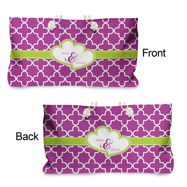 Clover Large Rope Tote - From & Back View