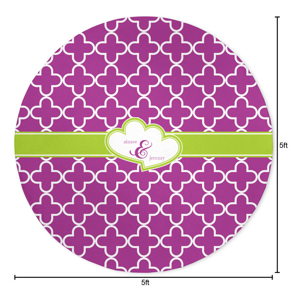 Clover Round Area Rug - Size