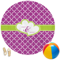 Clover Round Beach Towel (Personalized)