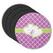 Clover Round Coaster Rubber Back - Main