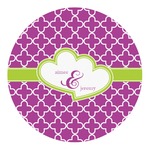 Clover Round Decal - Large (Personalized)