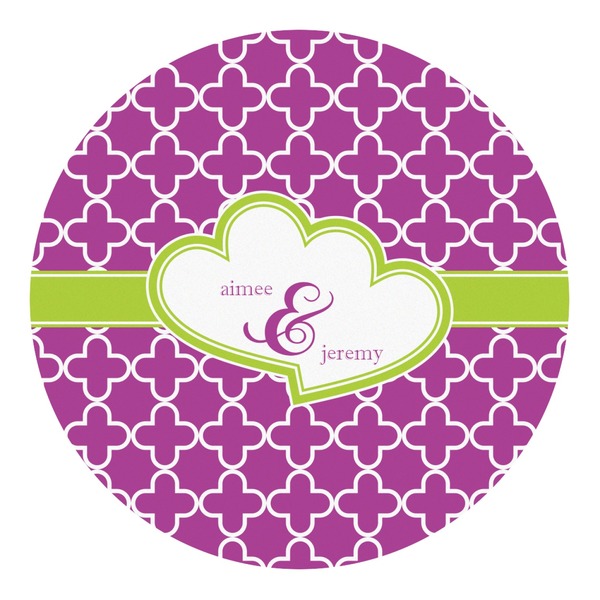 Custom Clover Round Decal - Large (Personalized)