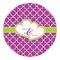 Clover Round Decal - XLarge (Personalized)