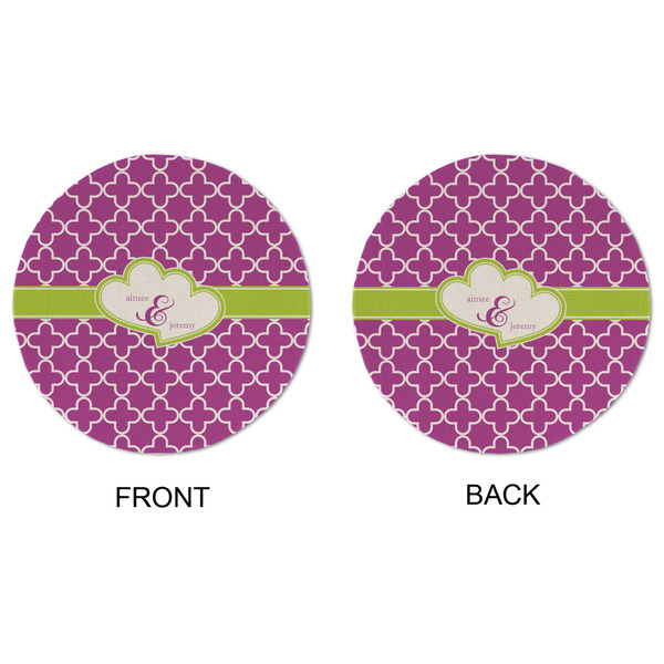 Clover Round Linen Placemats - APPROVAL (double sided)