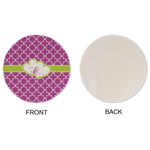 Clover Round Linen Placemats - APPROVAL (single sided)
