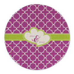 Clover Round Linen Placemat (Personalized)