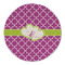 Clover Round Linen Placemats - FRONT (Single Sided)