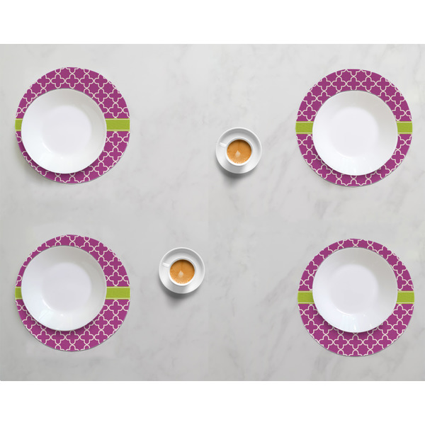 Clover Round Linen Placemats - LIFESTYLE (set of 4)