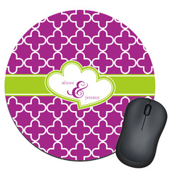 Clover Round Mouse Pad (Personalized)