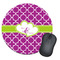 Clover Round Mouse Pad