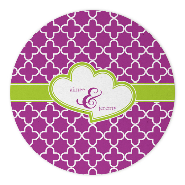 Clover Round Paper Coaster - Approval