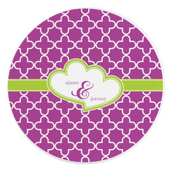 Clover Round Stone Trivet (Personalized)