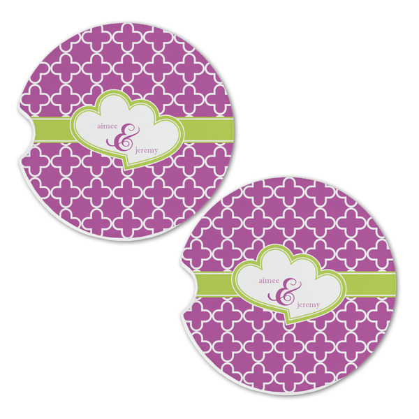 Clover Sandstone Car Coasters - Set of 2