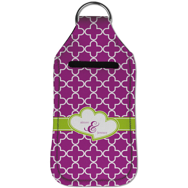 Clover Sanitizer Holder Keychain - Large (Front)