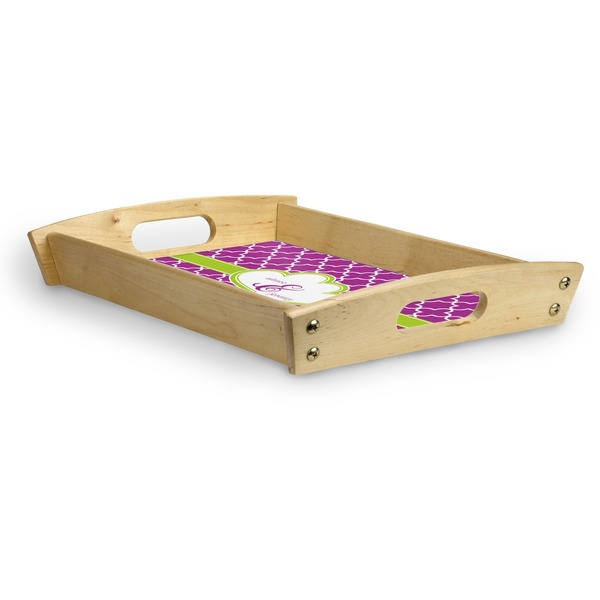 Clover Serving Tray Wood Small - Corner