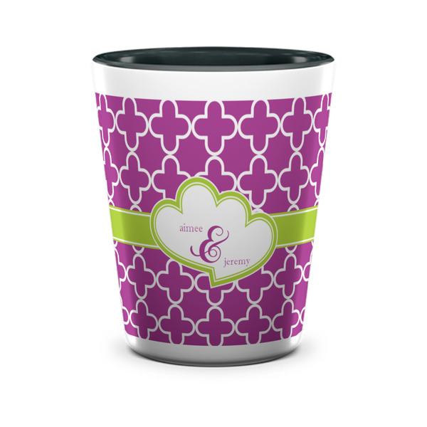 Clover Shot Glass - Two Tone - FRONT