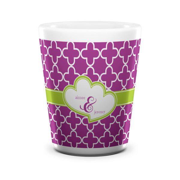 Clover Shot Glass - White - FRONT