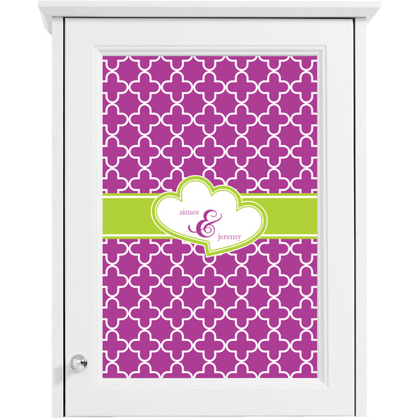 Clover Single White Cabinet Decal