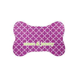 Clover Bone Shaped Dog Food Mat (Small) (Personalized)