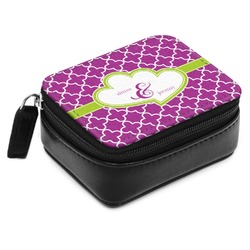Clover Small Leatherette Travel Pill Case (Personalized)