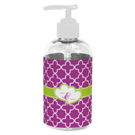 Clover Plastic Soap / Lotion Dispenser (8 oz - Small - White) (Personalized)