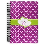 Clover Spiral Notebook - 7x10 w/ Couple's Names