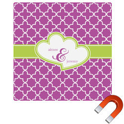 Clover Square Car Magnet - 6" (Personalized)