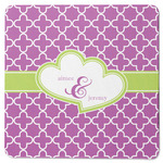 Clover Square Rubber Backed Coaster (Personalized)
