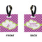 Clover Square Luggage Tag (Front + Back)