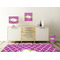 Clover Square Wall Decal Wooden Desk