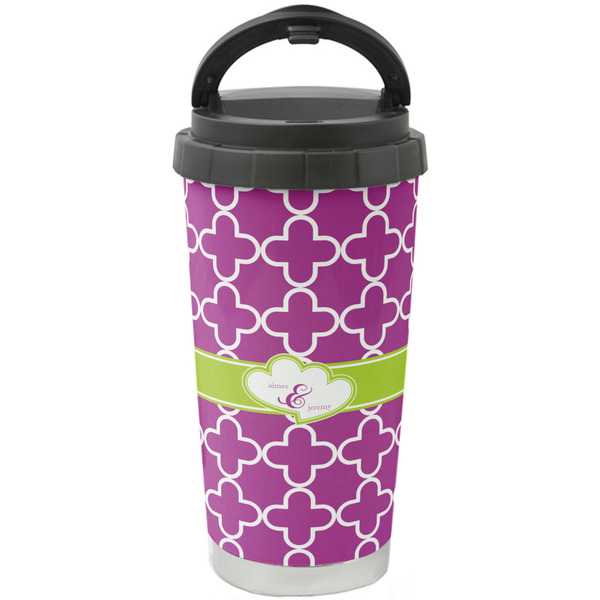 Custom Clover Stainless Steel Coffee Tumbler (Personalized)
