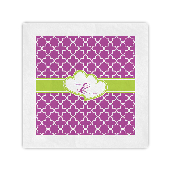 Custom Clover Cocktail Napkins (Personalized)