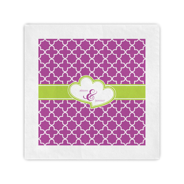 Custom Clover Standard Cocktail Napkins (Personalized)