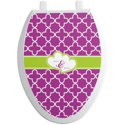 Clover Toilet Seat Decal - Elongated (Personalized)