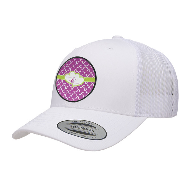 Custom Clover Trucker Hat - White (Personalized)