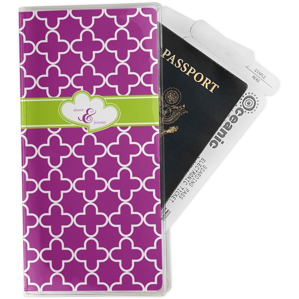 Custom Clover Travel Document Holder