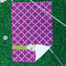 Clover Waffle Weave Golf Towel - In Context