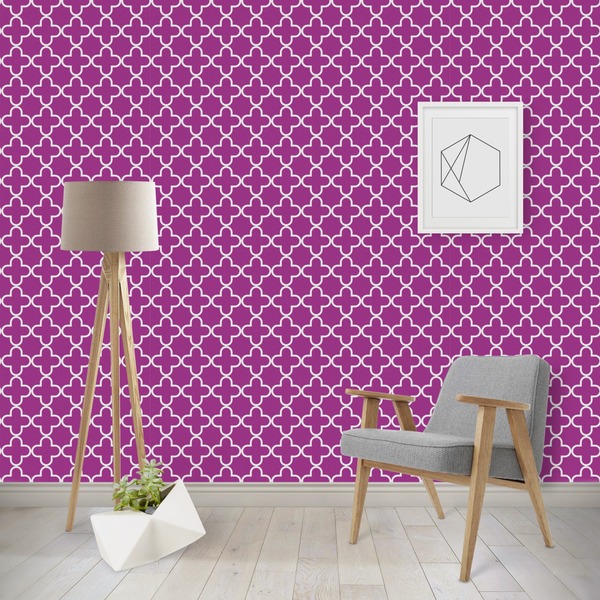 Custom Clover Wallpaper & Surface Covering (Peel & Stick - Repositionable)