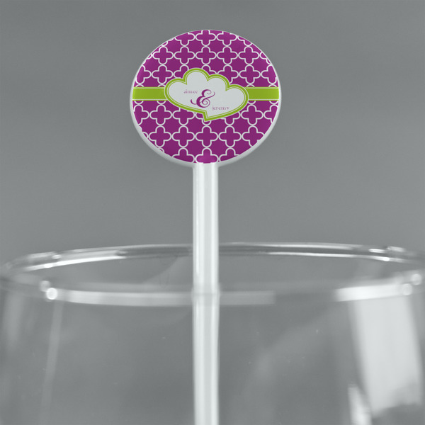 Clover White Plastic 5.5" Stir Stick - Round - Main