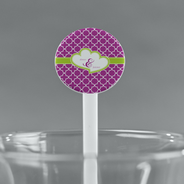 Clover White Plastic 7" Stir Stick - Round - Main