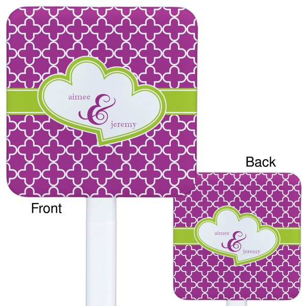 Clover White Plastic Stir Stick - Double Sided - Approval