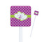 Clover Square Plastic Stir Sticks (Personalized)