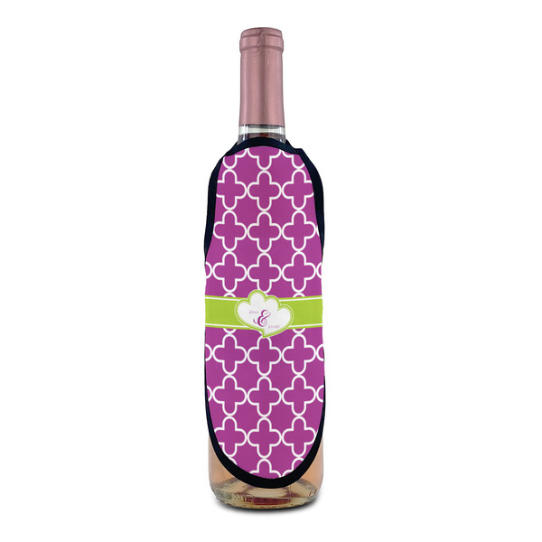 Clover Wine Bottle Apron - IN CONTEXT