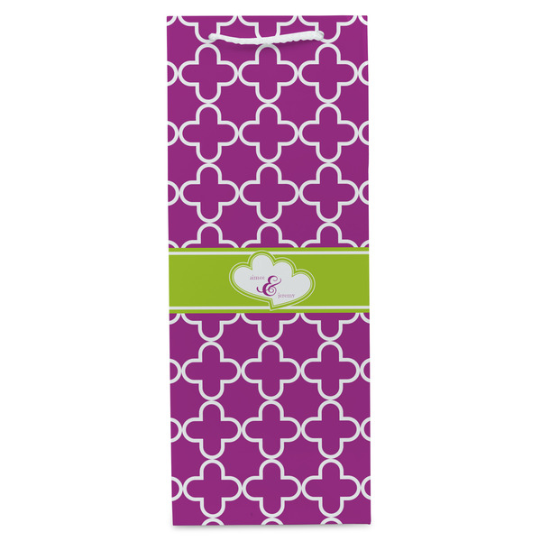 Clover Wine Gift Bag - Gloss - Front