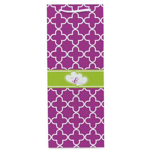 Clover Wine Gift Bag - Matte - Front