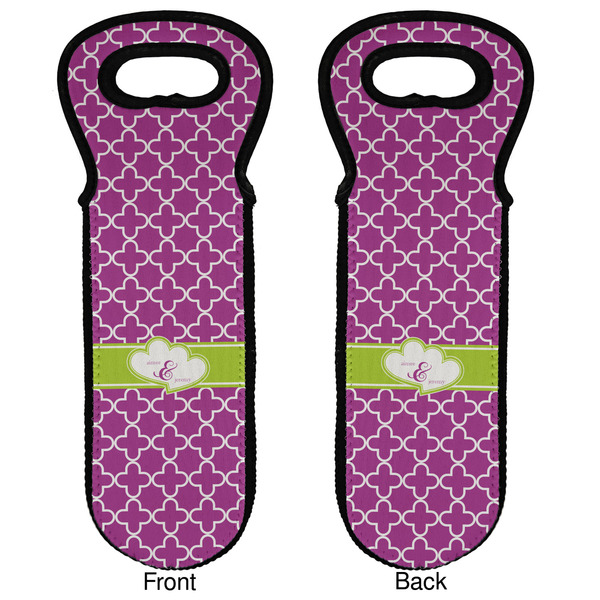 Clover Wine Tote Front & Back