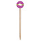 Clover Wooden 6" Food Pick - Round - Single Pick